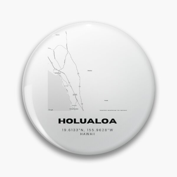 Item preview, Holualoa Hawaii Map | Minimalist Kona Big Island Location Design designed and sold by RM-Journey.