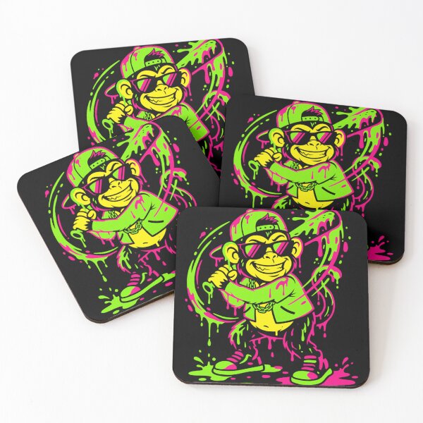 Item preview, Funny Monkey Animal Baseball Drip Boys Girls designed and sold by KatieThomShop.