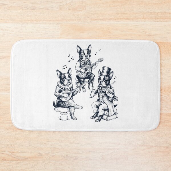 Item preview, Vintage Boston Terrier Music Instrument Dog Lover designed and sold by dian-rody-crest.