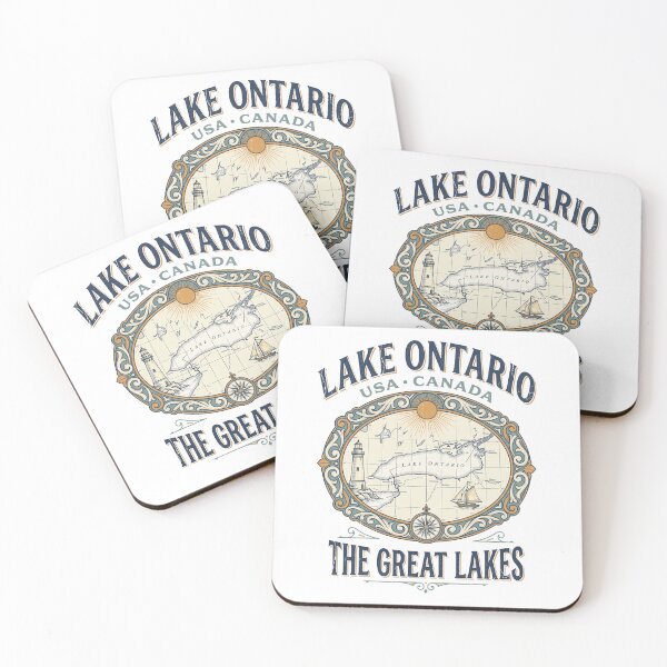 Item preview, Vintage Lake Ontario Maritime Great Lakes Map designed and sold by vtv14.