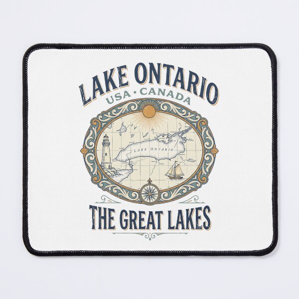 Item preview, Vintage Lake Ontario Maritime Great Lakes Map designed and sold by vtv14.