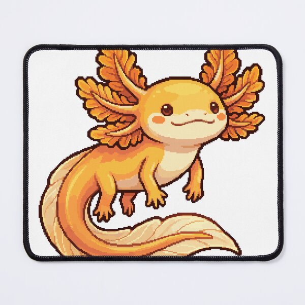 Item preview, Golden Axolotl Familiar designed and sold by PixelBrujeria.