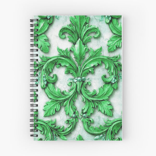 Item preview, Damask Flourish Green designed and sold by Wordsmith-Cafe.
