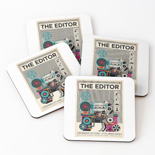 Item preview, Weimaraner Film Editor designed and sold by PictoVibe.