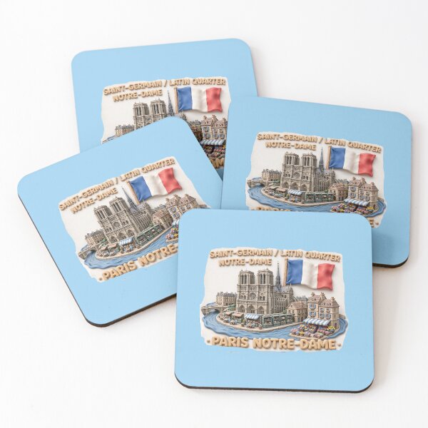 Item preview,  PARIS NOTRE-DAME · Notre-Dame Cathedral & Saint-Germain Latin Quarter designed and sold by PaintMeWorld.