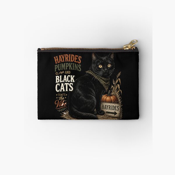 Item preview, Haunted Hayride Cat Gothic Folk Illustration Halloween designed and sold by OliviaHayesArt.