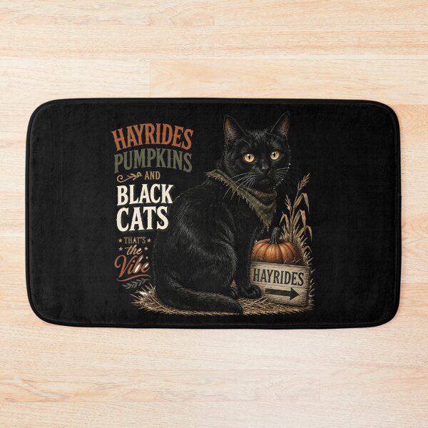 Item preview, Haunted Hayride Cat Gothic Folk Illustration Halloween designed and sold by OliviaHayesArt.