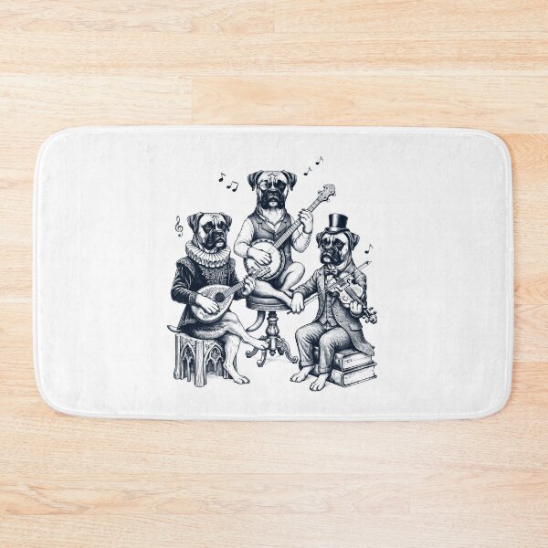 Item preview, Vintage Boxer Dog Music Instrument Dog Lover designed and sold by dian-rody-crest.