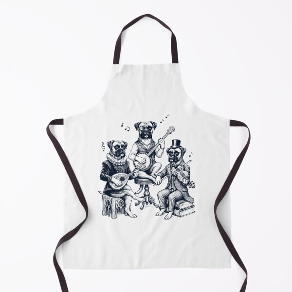 Item preview, Perro bóxer vintage, instrumento musical, amante de los perros designed and sold by dian-rody-crest.