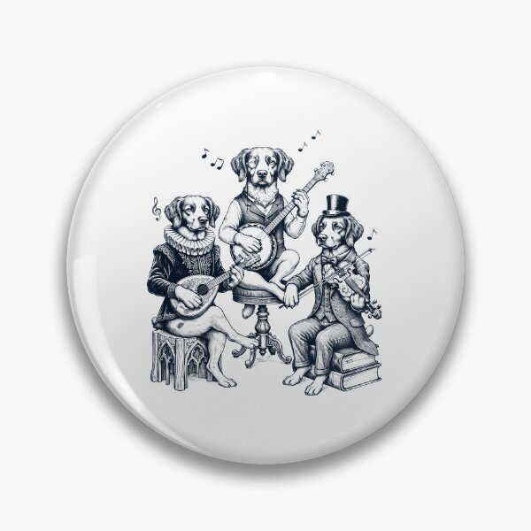 Item preview, Vintage Brittany Music Instrument Dog Lover designed and sold by dian-rody-crest.