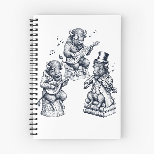 Item preview, Vintage Buffalo Music Instrument Animal Lover designed and sold by dian-rody-crest.