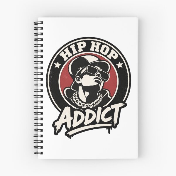 Item preview, Hip Hop Addict Vintage Stamp Style Graphic Design designed and sold by Me0wGirl.