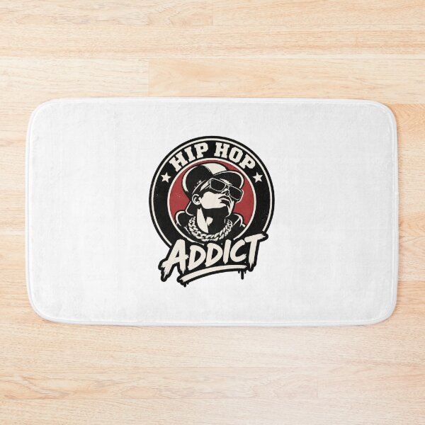 Item preview, Hip Hop Addict Vintage Stamp Style Graphic Design designed and sold by Me0wGirl.