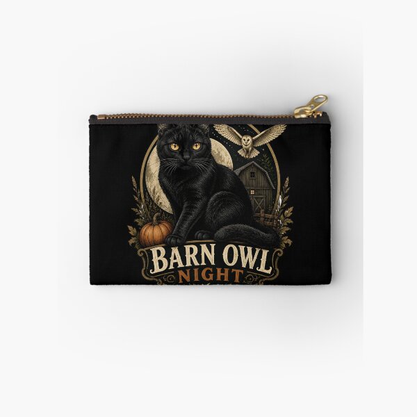 Item preview, Barn Night Cat Gothic Folk Illustration Halloween designed and sold by OliviaHayesArt.