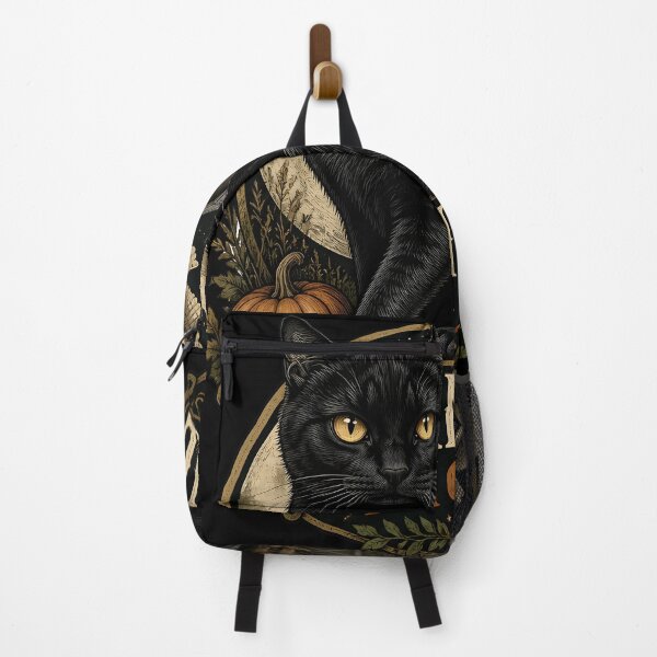 Item preview, Barn Night Cat Gothic Folk Illustration Halloween designed and sold by OliviaHayesArt.