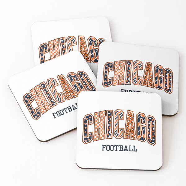 Item preview, Chicago Football Retro Patchwork Graphic Tee designed and sold by MessiasTruax.