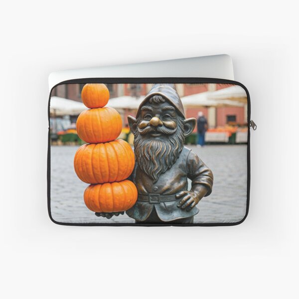 Item preview, Gnome Selling Pumpkins Art Print – Pumpkin Lover Gift, Poland Travel Decor designed and sold by Purrfecta.