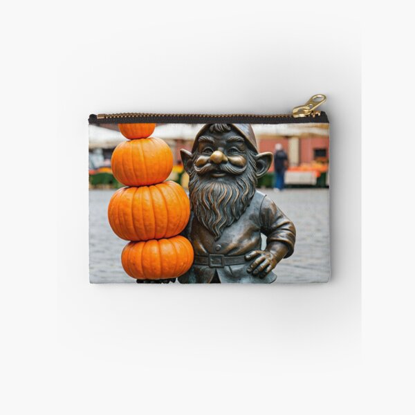 Item preview, Gnome Selling Pumpkins Art Print – Pumpkin Lover Gift, Poland Travel Decor designed and sold by Purrfecta.