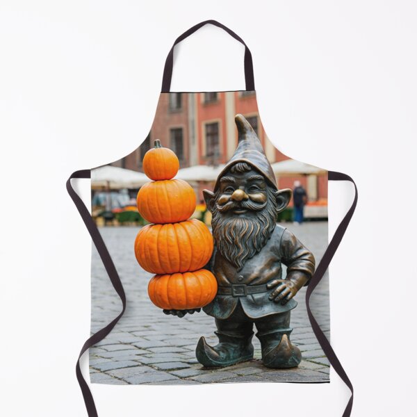 Item preview, Gnome Selling Pumpkins Art Print – Pumpkin Lover Gift, Poland Travel Decor designed and sold by Purrfecta.