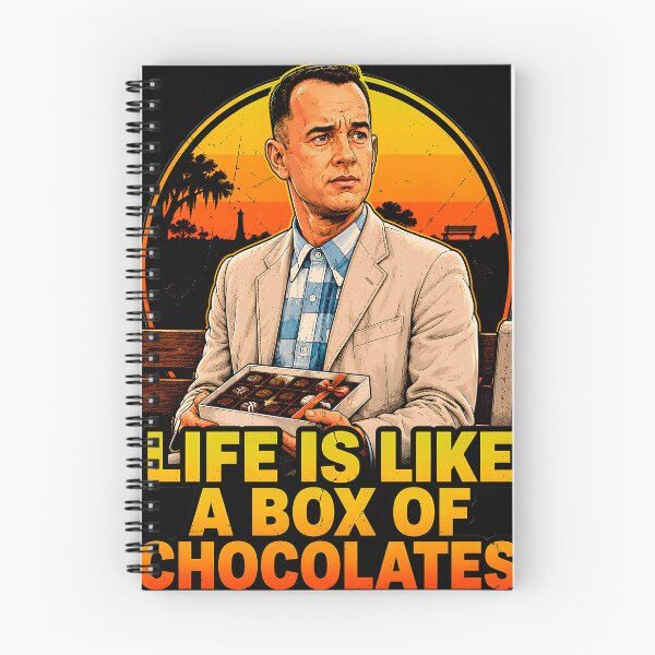 Item preview, Life Is Like a Box of Chocolates – Forrest Gump Retro Sunset Tee designed and sold by BravenBold.