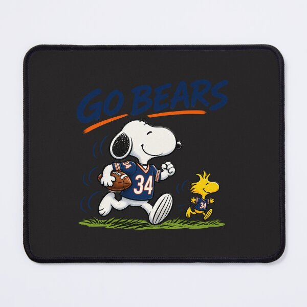 Item preview, Go Bears Snoopy and Woodstock Football Cheer Design designed and sold by sKetch Art.co.