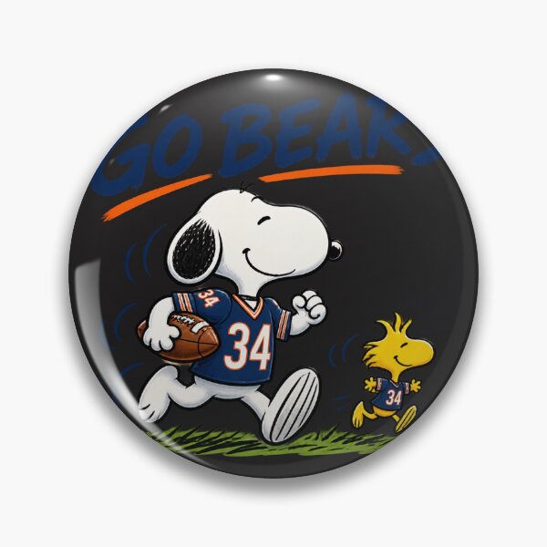 Item preview, Go Bears Snoopy and Woodstock Football Cheer Design designed and sold by sKetch Art.co.