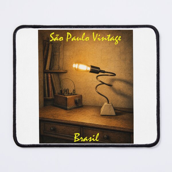Item preview, Copper Lamp Beside Vintage Galena Radio – Retro Radio Decor designed and sold by Sampa In Focus.