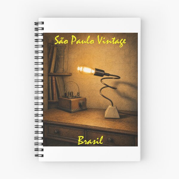 Item preview, Copper Lamp Beside Vintage Galena Radio – Retro Radio Decor designed and sold by Sampa In Focus.