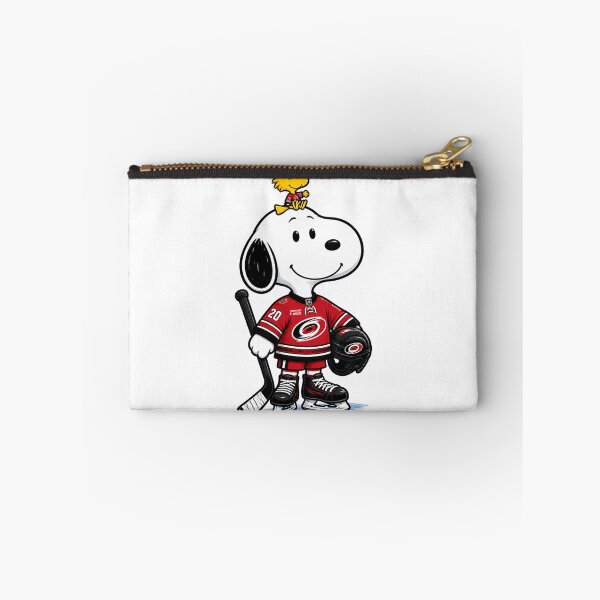 Item preview, Hurricanes Hockey Snoopy and Woodstock Winter Sports Fan Art designed and sold by sKetch Art.co.