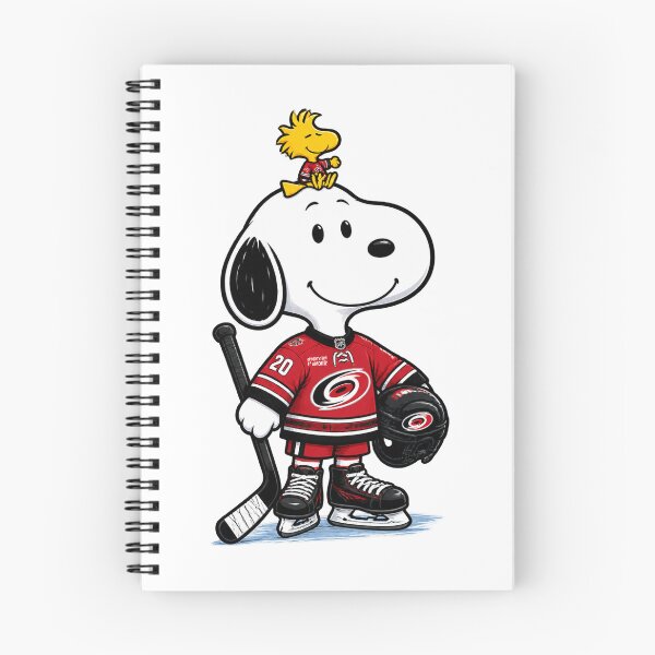 Item preview, Hurricanes Hockey Snoopy and Woodstock Winter Sports Fan Art designed and sold by sKetch Art.co.