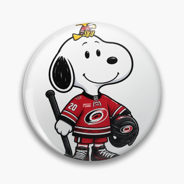 Item preview, Hurricanes Hockey Snoopy and Woodstock Winter Sports Fan Art designed and sold by sKetch Art.co.
