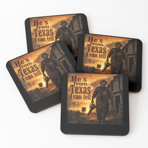 Item preview,  He's from Texas I Can Tell Chainsaw Horror Halloween  designed and sold by PladypooZztrt.