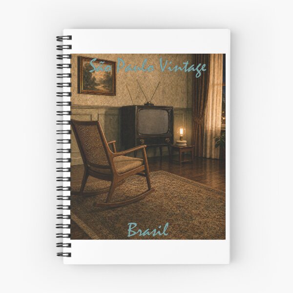 Item preview, Copper Lamp Beside Vintage Strauss TV – Retro Living Room designed and sold by Sampa In Focus.