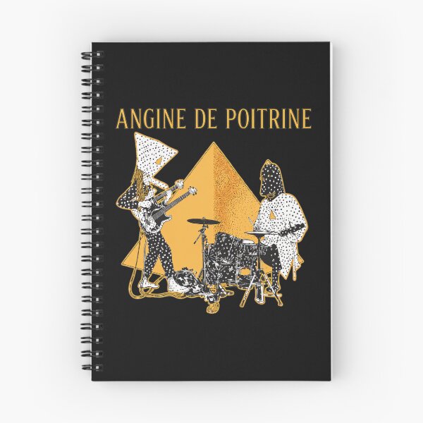 Item preview, ANGINE DE POITRINE Retro Pyramid Music Band Illustration designed and sold by Jodywalters12.