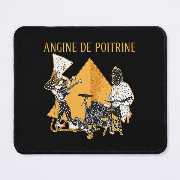 Item preview, ANGINE DE POITRINE Retro Pyramid Music Band Illustration designed and sold by Jodywalters12.