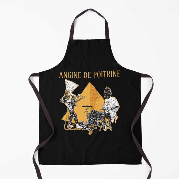 Item preview, ANGINE DE POITRINE Retro Pyramid Music Band Illustration designed and sold by Jodywalters12.