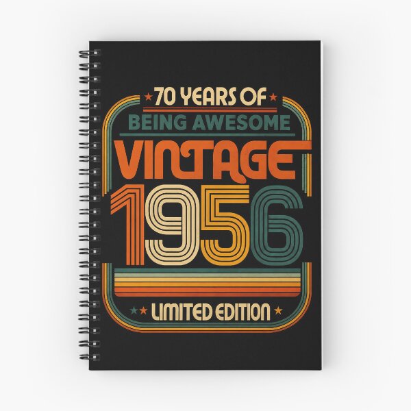 Item preview, Vintage 1956, 70th Birthday- 70 Years Of Being Awesome Retro Sunset Gift designed and sold by FernaRoje.
