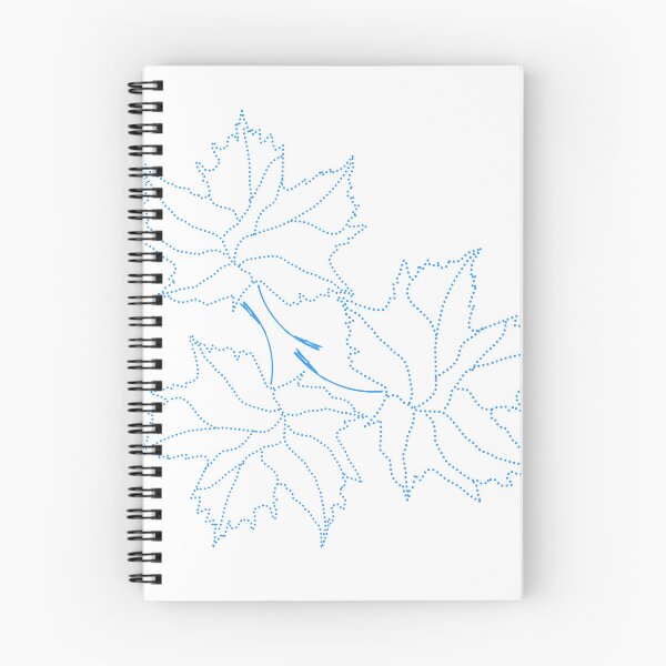 Item preview, Blue Dot Maple Leaves  designed and sold by RoydonRoadTees.