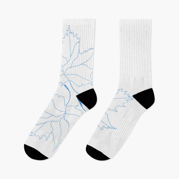 Item preview, Blue Dot Maple Leaves  designed and sold by RoydonRoadTees.