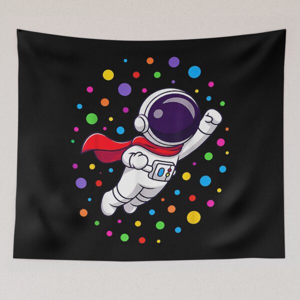 Item preview, Happy Dot Day Astronaut Colorful Polka Dots Boy Teen Kids designed and sold by KatieThomShop.