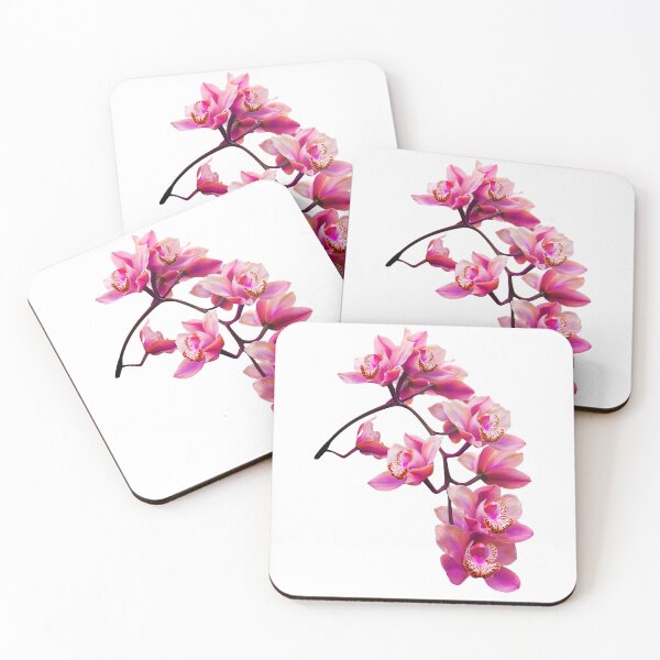 Item preview, Exquisite Elegant Pink Cymbidium Orchid Cascade Shapes Mania designed and sold by Shapes-Mania.