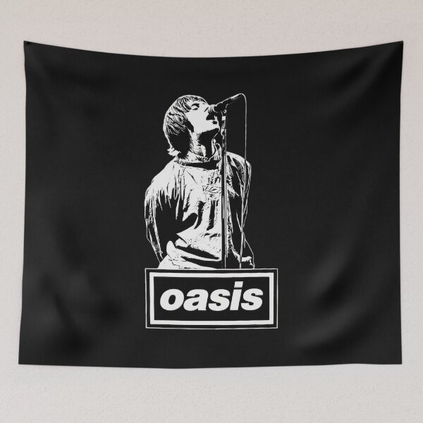 Item preview, Oasis Band Logo and Singer Illustration designed and sold by Jodywalters12.