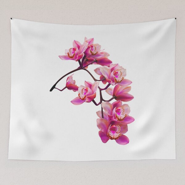 Item preview, Exquisite Elegant Pink Cymbidium Orchid Cascade Shapes Mania designed and sold by Shapes-Mania.