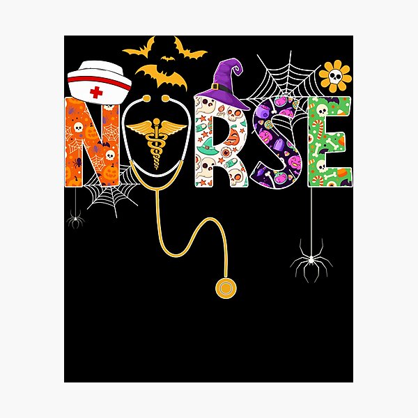 Item preview, Halloween Nurse Life Funny Nursing Stethoscope Spooky Nurse designed and sold by MarlaMaloneShop.