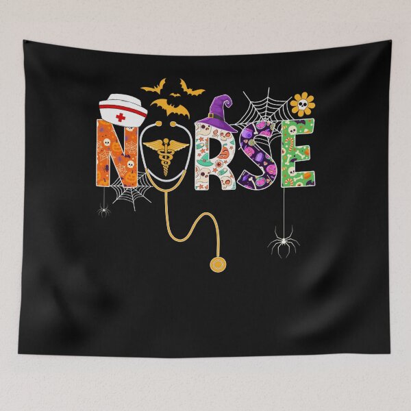 Item preview, Halloween Nurse Life Funny Nursing Stethoscope Spooky Nurse designed and sold by MarlaMaloneShop.