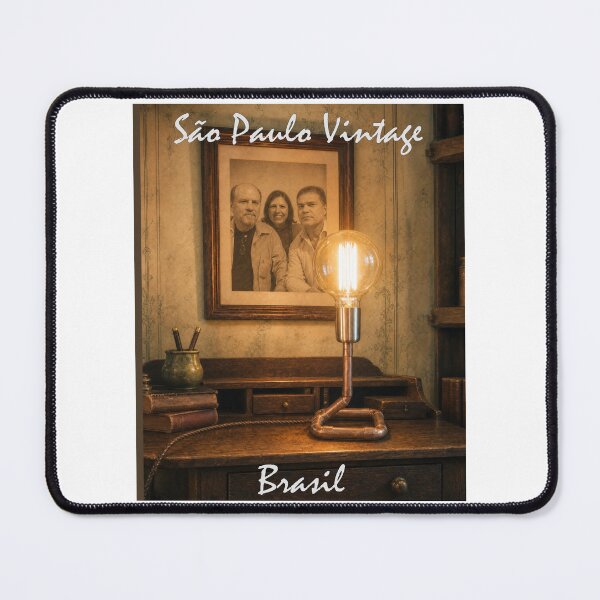 Item preview, Copper Lamp Beside Framed Portrait – Sepia Memory Decor designed and sold by Sampa In Focus.