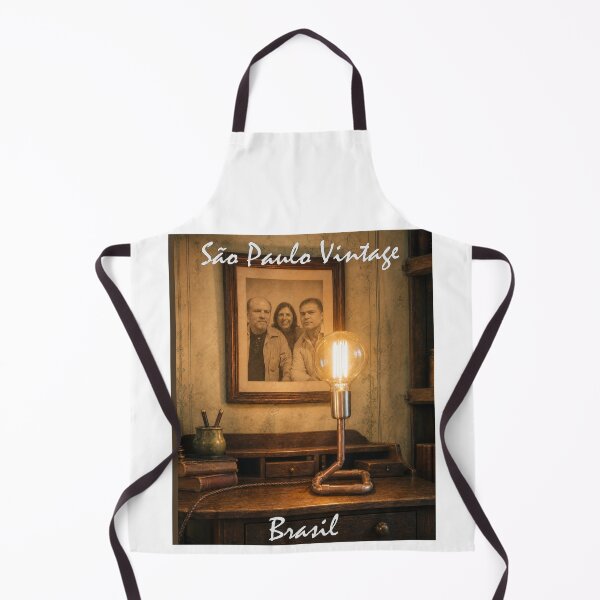 Item preview, Copper Lamp Beside Framed Portrait – Sepia Memory Decor designed and sold by Sampa In Focus.