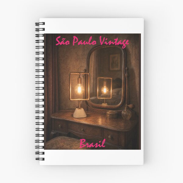 Item preview, Vintage Geometric Table Lamp and Oval Mirror Vanity designed and sold by Sampa In Focus.