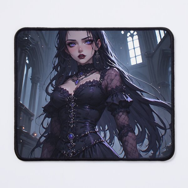 Item preview, Hot Halloween Anime Girl Goth Mommy Waifu Woman designed and sold by Your New Fixation.