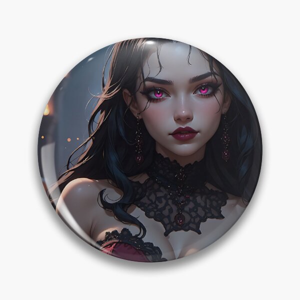 Item preview, Hot Halloween Anime Girl Goth Mommy Waifu Woman designed and sold by Your New Fixation.